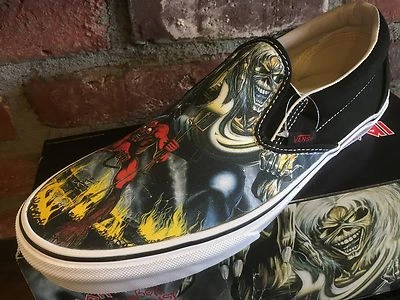 Vans Classic Slip On (Iron Maiden 30th) Number Beast VN-0QFDIM3 varias tallas $200 Foto 1 de 4