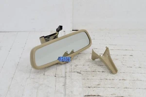 AUDI TDI FRONT REAR VIEW MIRROR AUTO DIMING OEM BEIGE - Picture 1 of 10