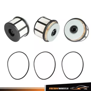 Set of 3 Fuel Filter Kit FD4596 For Ford 7.3L Powerstroke Diesel F81Z-9N184-AA - Picture 1 of 14