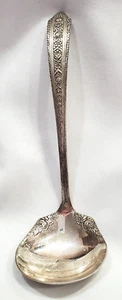 Sterling Silber Wallace Normandie Rosen 2 cremefarbene Kellen Vintage viktorianisch 5 1/2" - Bild 1 von 6