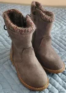 Kids, Girls, Cat & Jack, Boots, Gray, Casual, Winter, Size 8 - Picture 1 of 3