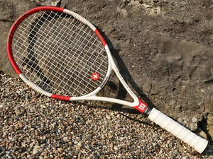 Wilson Six One 95L - BLX - L3 - 4 3/8 - Midsize 95 SQ - Tennis Club Racket - Picture 1 of 11