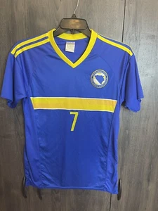 Bosnien #7 Besic blau gelb Fußball Trikot Shirt Small - Bild 1 von 7