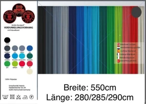Vorhang Blackout 550c Thermovorhang Gardinen blickdicht Kräuselband Verdunkelung - Bild 1 von 22