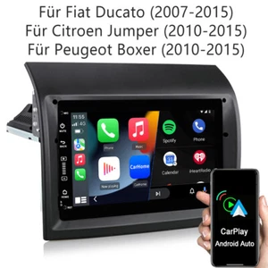 Carplay Für Fiat Ducato Citroen Jumper Peugeot Boxer Android Autoradio GPS 2+64G - Bild 1 von 12
