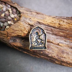 Gandhanra Old Tibetan Buddha Statue Tsa Tsa Mold,Vajrapani Tsha Tsha Mould - Picture 1 of 10