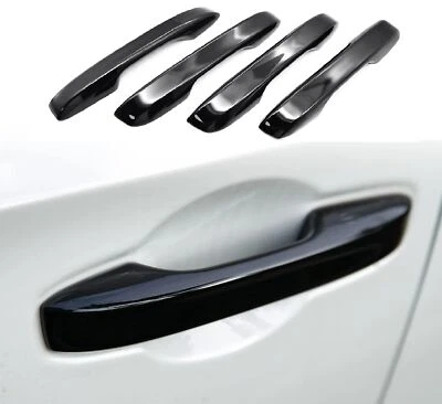 4 cubiertas de manija de puerta para Honda HR-V 2023 2024 2025 CON llave inteligente delantera negra Foto 1 de 4