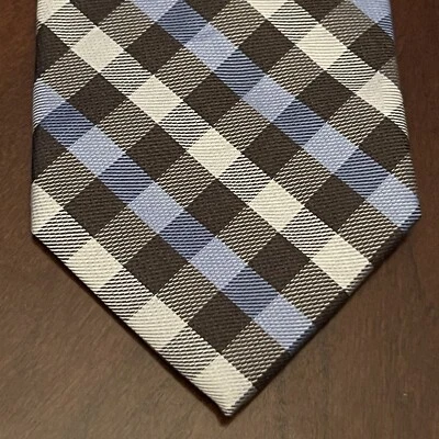 Corbata de cuello Tommy Hilfiger azul negro 80 % seda 20 % viscosa para hombre hecha en China Foto 1 de 4