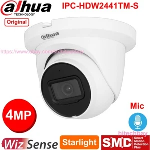 Dahua 4MP Starlight IPC-HDW2441TM-S WizSense Camera IR30m PoE SMD+ Built-in Mic - Picture 1 of 7