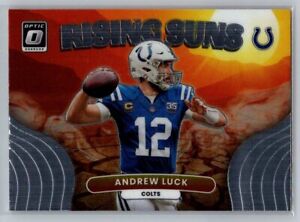 2022 Panini Donruss Optic Rising Suns Insert #RS-4 Andrew Luck Indianapolis Colt