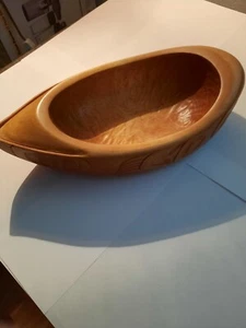 William J. Kendal Carved Wooden Boat - Picture 1 of 3