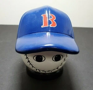 Baseball Kopf Mütze Keramik Bank Boston Red Sox Vintage sehr selten inkl. Steckstopper - Bild 1 von 7