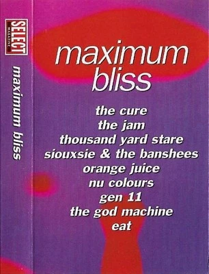 SELECT MAXIMUM BLISS CURE JAM SIOUXSIE  PROMO CASSETTE ALBUM Acoustic Techno  - Image 1 of 4