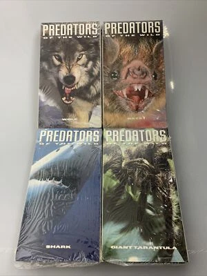 Predators of the Wild Video VHS Time Life Animals Science Zoology Lot Of 4 - Image 1 of 2