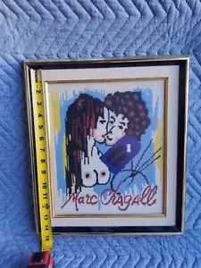 Arte de aguja Marc Chagall vintage - Imagen 1 de 2