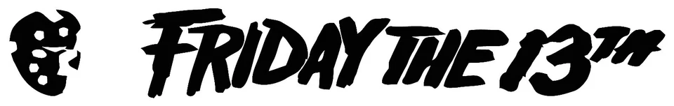 Friday the 13th FACE 1"x6" VINYL DECAL Jason Horror sticker