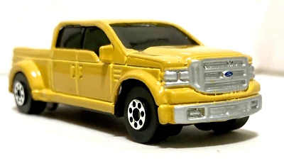 Camioneta pickup Maisto Ford Mighty F-350 amarilla - metal fresco fundido a presión 1:64 rara Foto 1 de 4