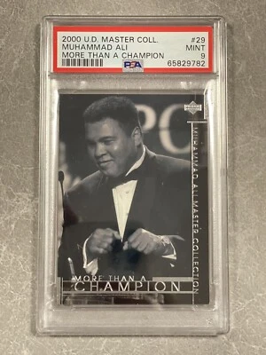 2000 Upper Deck Master Collection Muhammad Ali /250 #29 PSA 9 MINT - Image 1 of 2
