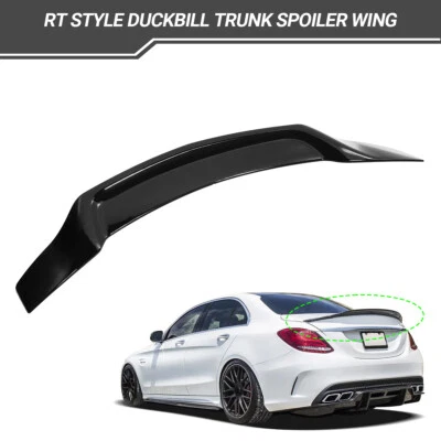 DUCKBILL TRUNK SPOILER WING FOR MERCEDES BENZ W204 C250 C300 C63 08-14 RT STYLE - Image 1 of 4