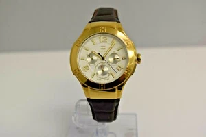 Reloj para mujer Tommy Hilfiger cuero marrón YG IP 1781363 $165 - Imagen 1 de 5