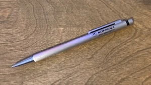 Rare Lamy cp1 Mechanical Pencil 7.0 Brushed Stainless Steel Motorola Branded - Picture 1 of 3