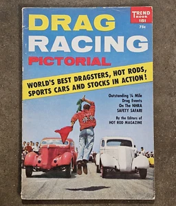VintAge DRAG RACING magazine Pictorial 1957 Hot Rod NHRA DragStrips PhOtOs old - Imagen 1 de 12