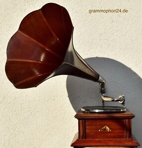 HMV Monarch Grammophon Gramophone original funktionstüchtig