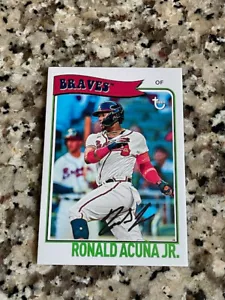 2023 Topps Brooklyn Collection Ronald Acuna Jr. Atlanta Braves - Picture 1 of 2