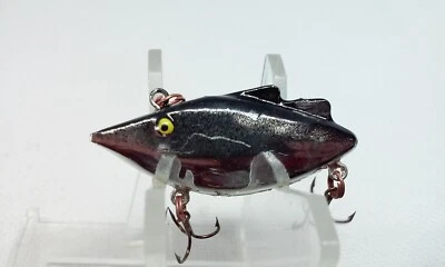 Bill Norman Lures TNT Tiny N Ticer Black/Sil 1.5" Lipless Crankbait fishing Lure - Image 1 of 4