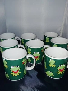 Lot Of 8 Kermit the Frog Applause Jim Henson The Muppets Mug Coffee Cups NEW - Picture 1 of 5
