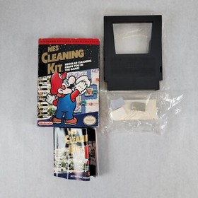 Nintendo NES Entertainment System Cleaning Kit Box Original 1991