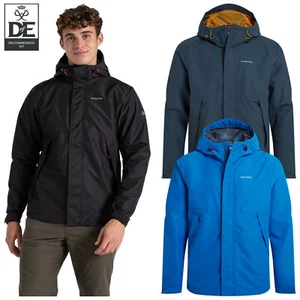 Craghoppers Mens Ossus Waterproof Jacket Breathable Hooded Lightweight Coat - Picture 1 of 13