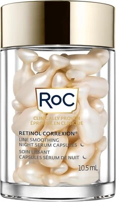 RoC - Retinol Correxion Line Smoothing Night Serum Capsules, Anti-Wrinkle 30 cap - Image 1 of 3