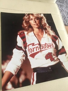 Charlies Angels Farah Fawcett Colour Photo Print 10 x 8 - Picture 1 of 1