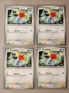 4x Fletchling 163/193 Pokemon card SV Paldea Evolved common NM - Picture 1 of 1