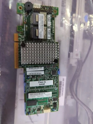 00AE807 IBM M5110 SAS/SATA PCI-E X8 Controller And 46C9027 - Image 1 of 4
