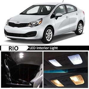 11x White Interior LED Lights Package Kit for 2012 - 2016 RIO - Picture 1 of 10