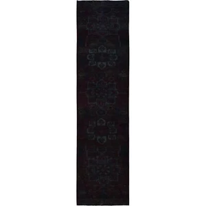 2'4"x10' Overdyed Red Vintage Zoroastrian Pure Wool Hand Knotted Runner Rug R776 - Picture 1 of 7