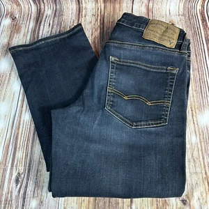 American Eagle ORIGINAL GERADES BEIN Herren Größe 28x30 blau Jeans Denim Hose - Bild 1 von 9
