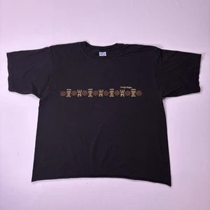 Camiseta De Colección Tommy Design’s Para Hombres Talla Grande Recortada Hawai Tribal Tiki Gráfica - Imagen 1 de 11