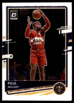 Paul Millsap 2020-21 Donruss Optic #109 Nuggets NBA 阅读免费送货亲笔签名Den — 第 1/2 张图片