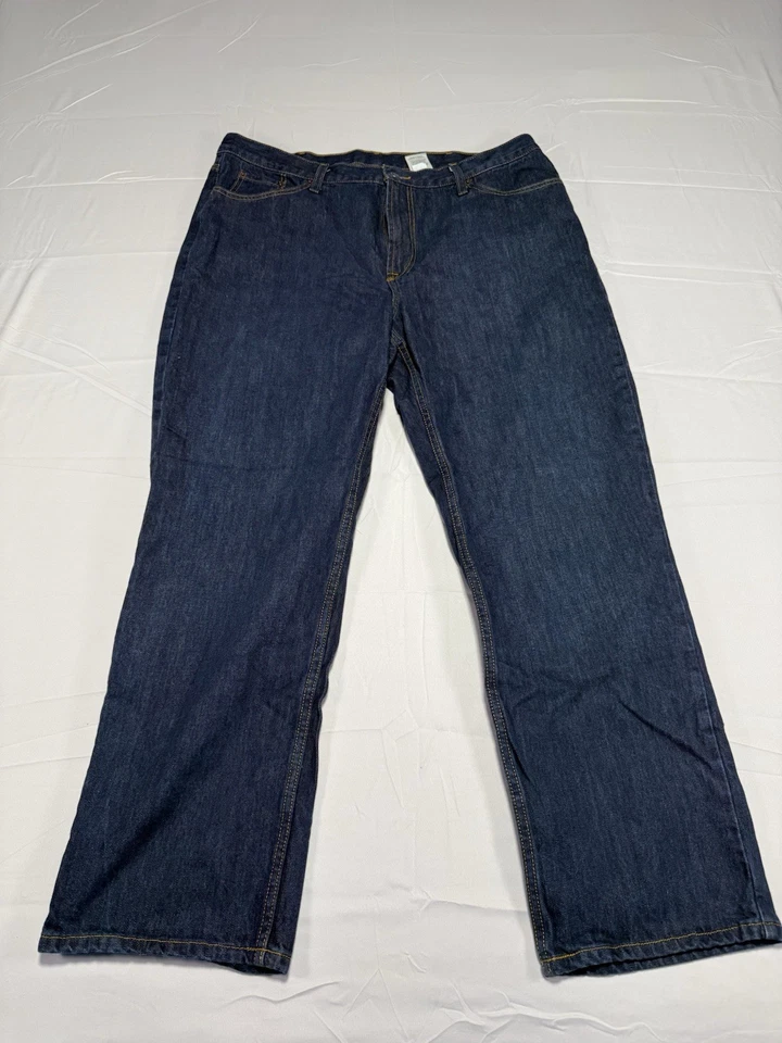 Pantalones de mezclilla para hombre John B Stetson talla 40x32 pierna recta n.º 1520 azul lavado medio Foto 1 de 4