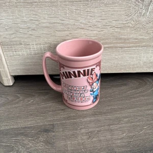 Disney Store Exclusive Minnie Mouse Large Tall Pink Mug - Picture 1 of 3