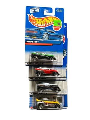 HOT WHEELS JEEPSTER LOT 4 1998, 1999, 1999 & 2001 - Image 1 of 4