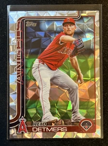 2025 Topps Series 2 #471 Reid Detmers Diamante Foil Los Angeles Angels - Bild 1 von 2