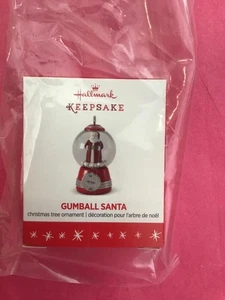 Hallmark Andenken Ornament 2016 Kaugummi Weihnachtsmann Miniatur neu bemalen kostenloser Versand blau - Bild 1 von 1