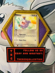 Pokemon Holo Tarjeta Coleccionable Rara - Posavasos de Resina - Bandeja de Baratijas - Whismur - Imagen 1 de 2