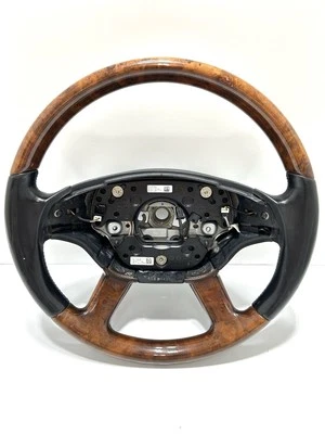 07-10 Mercedes W221 S550 CL550 Driver Steering Wheel w/ Paddle Shifters OEM - Image 1 of 4