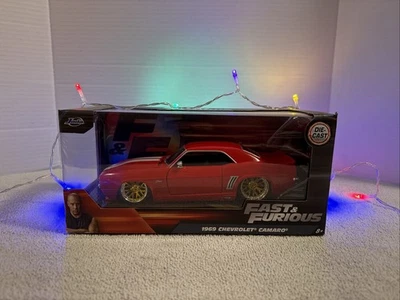 1969 Camaro Fast & Furious Rally Red 1/24 Jada (Brand New) - Image 1 of 4
