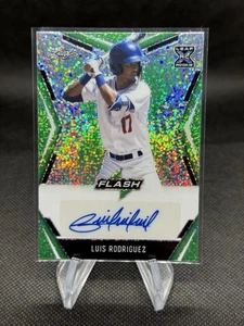 Leaf Flash 2020 Luis Rodríguez Green Sparkle automático/25 #BA-LR1 Dodgers - Imagen 1 de 3
